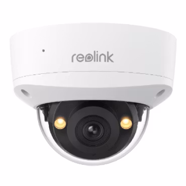 Reolink P337 RLC-840A 4K PoE dome-kamera, Spotlys, Vandalsikkert