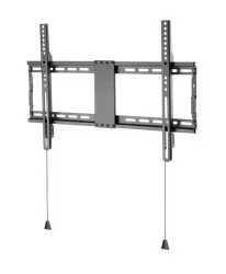 Deltaco Office Heavy-Duty Foldable Fixed Wall Mount, 37"-80", 70 kg, black