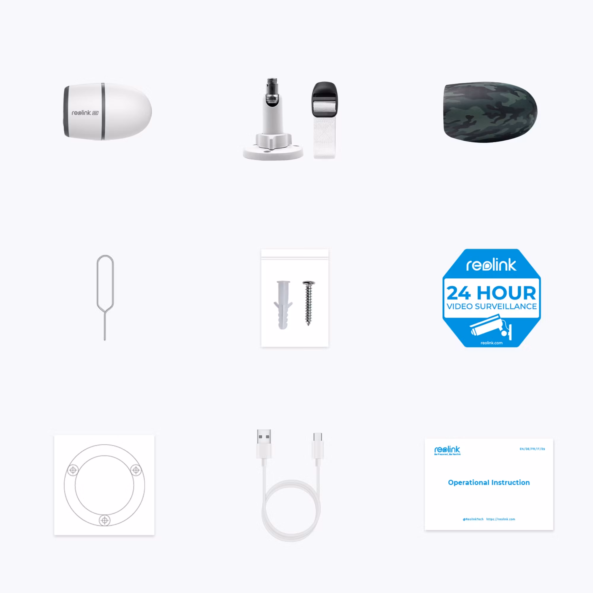 Reolink G340 Go Ultra 4K 4G utendørs batteridrevet overvåkningskamera