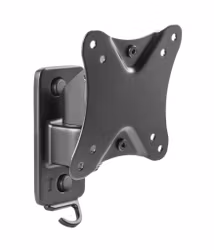 Deltaco Slankt veggfeste, 13–27", vipp, drei, nivåjuster, VESA, sort