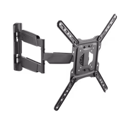 Deltaco Fullt bevegelig veggfeste med arm, 23"-55", 35 kg, svart