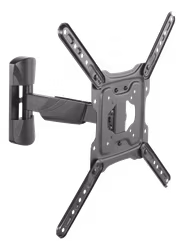 Deltaco Office Elegant fullt bevegelig veggfeste, tilt, sving, 23"-55", 35 kg, svart