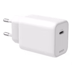 Deltaco USB-C GaN vegglader 67 W, Samsung Super Fast Charging, hvit