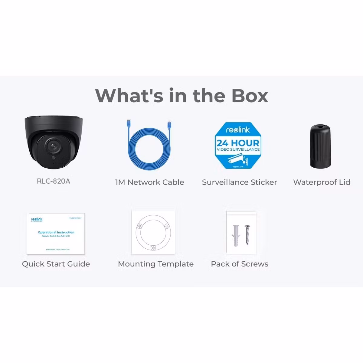 Reolink RLC-820A (svart)