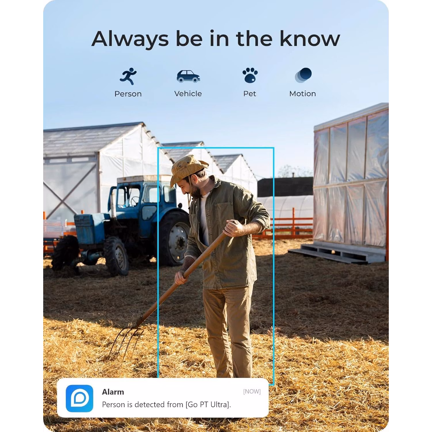 Reolink Go PT Ultra 4K 4G batteridrevet kamera (grå)