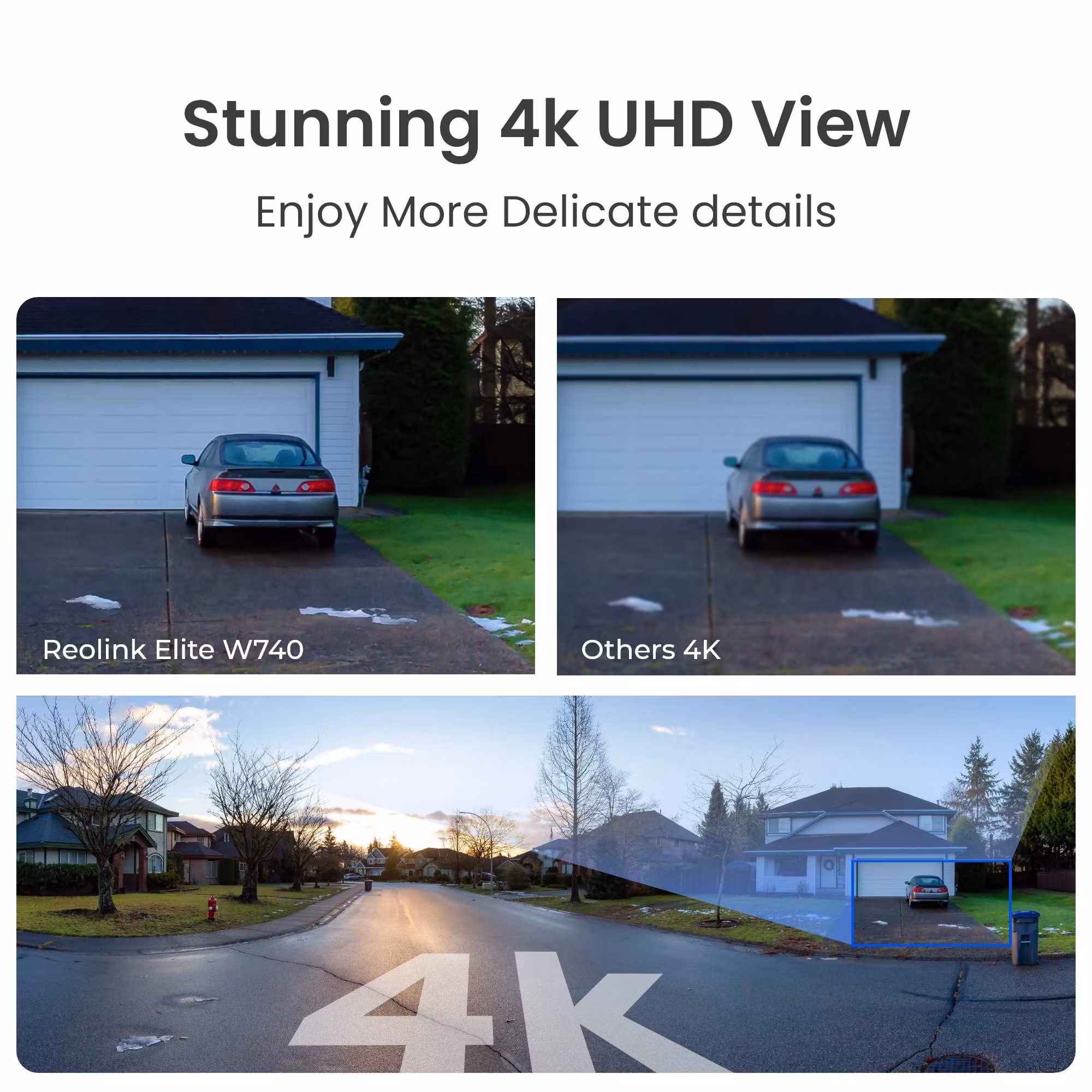 Reolink Elite Wifi Smart 8MP Dual-Lens overvåkingskamera