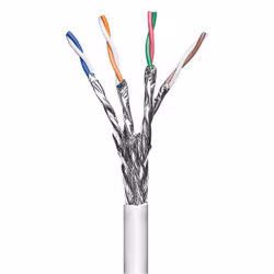 MicroConnect Cat6 S/FTP Solid, 23AWG, LSZH, grå