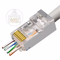 Easy-Connect RJ45 plugg, skjermet, 1 stk.