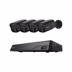 Reolink Kamerapakke, 4 stk. 4K bullet kameraer og opptaker med 2TB disk (svart)