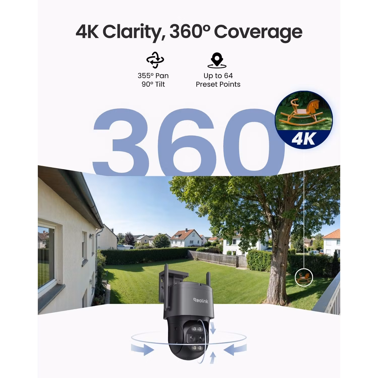 Reolink W760 TrackMix WiFi (grå)