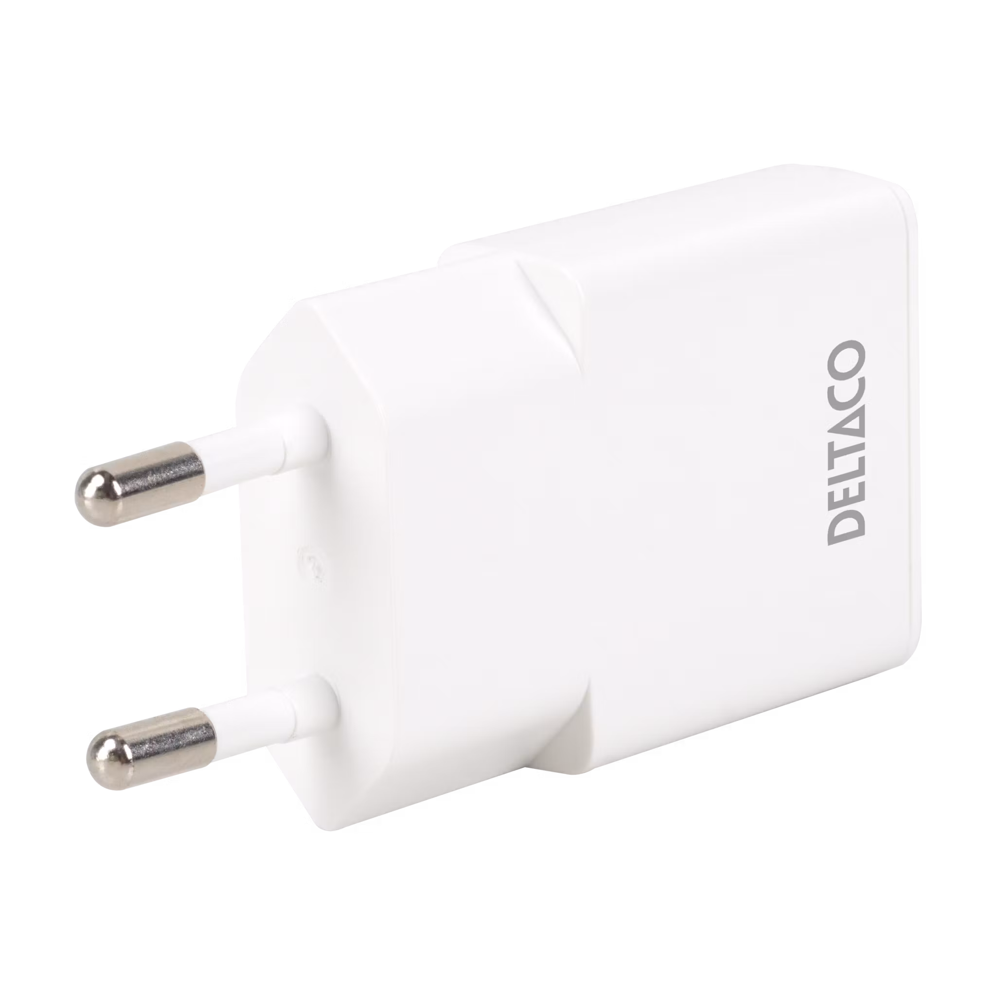 Deltaco USB-C vegglader, 1x USB-C PD 30 W, slank størrelse, støtter PPS