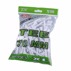 Vita peggar av trä 70mm eller 80 mm,100-pack