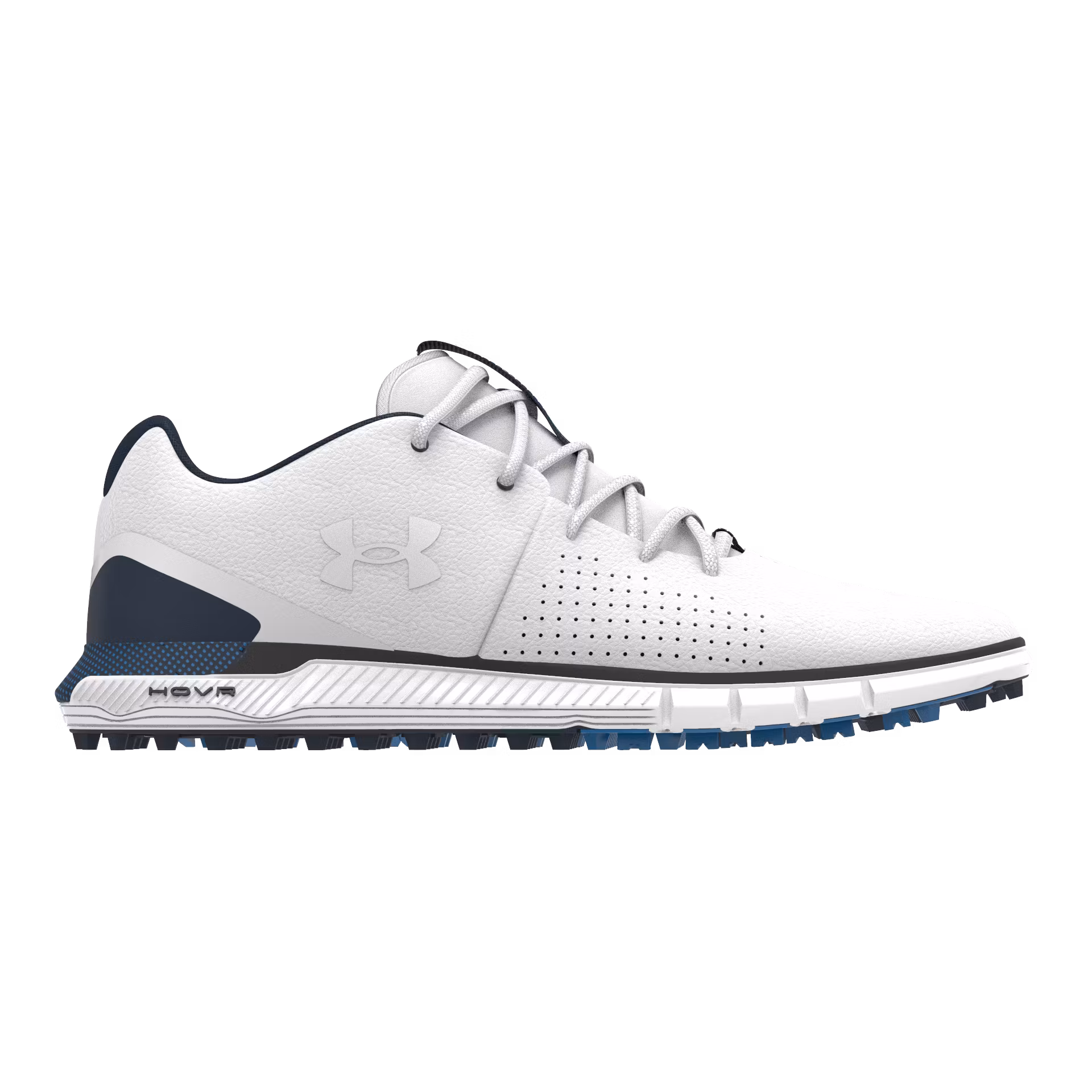Under Armour HOVR Fade SpikeLess 2 E White golfskor