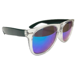 Haga Eyewear Solglas Chicago Polarized Transparent Green