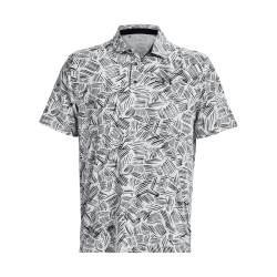 Under Armour Playoff 3.0 Printed Polo Svartmönstrad