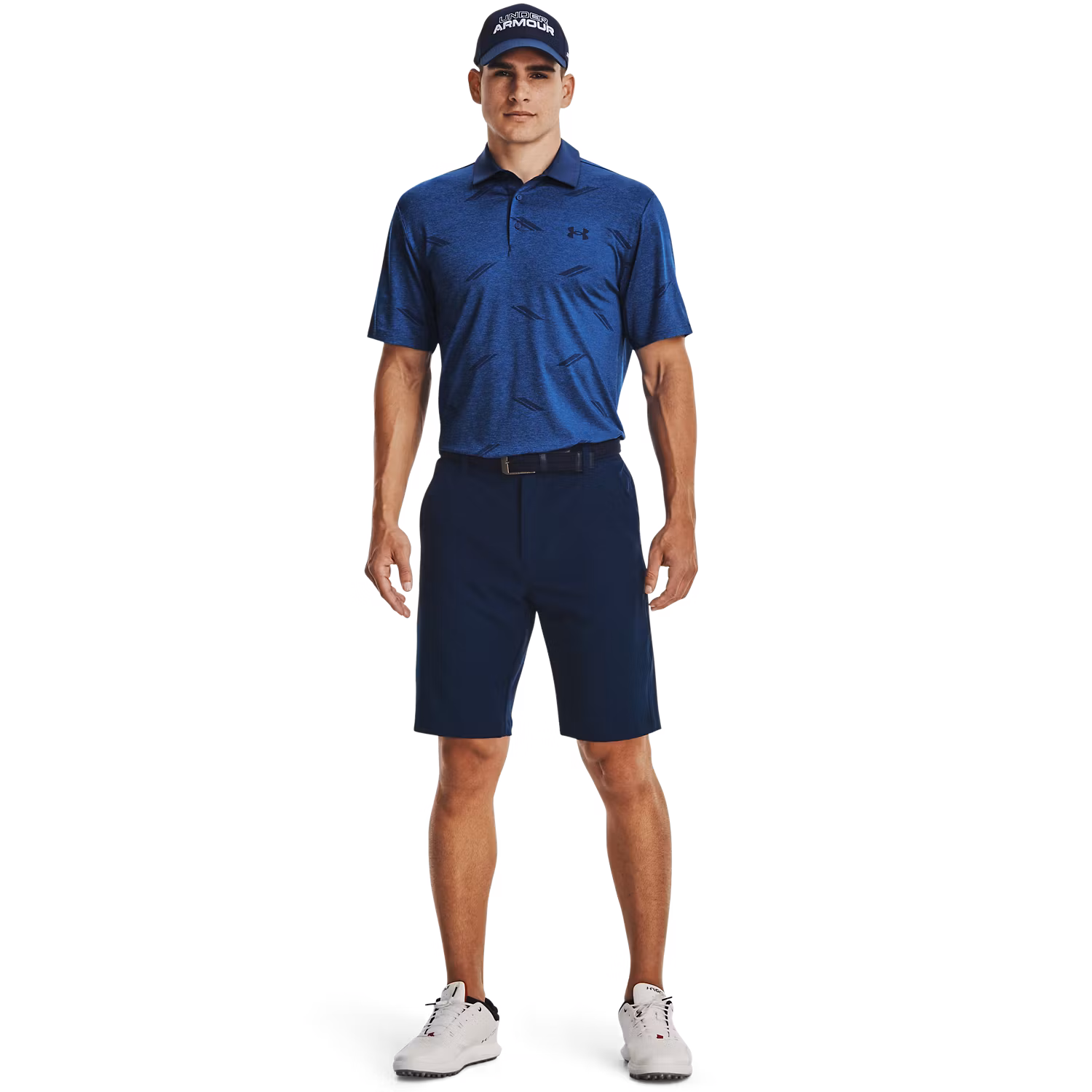 Under Armour Playoff Deuces Jacq Polo Blue Mirage