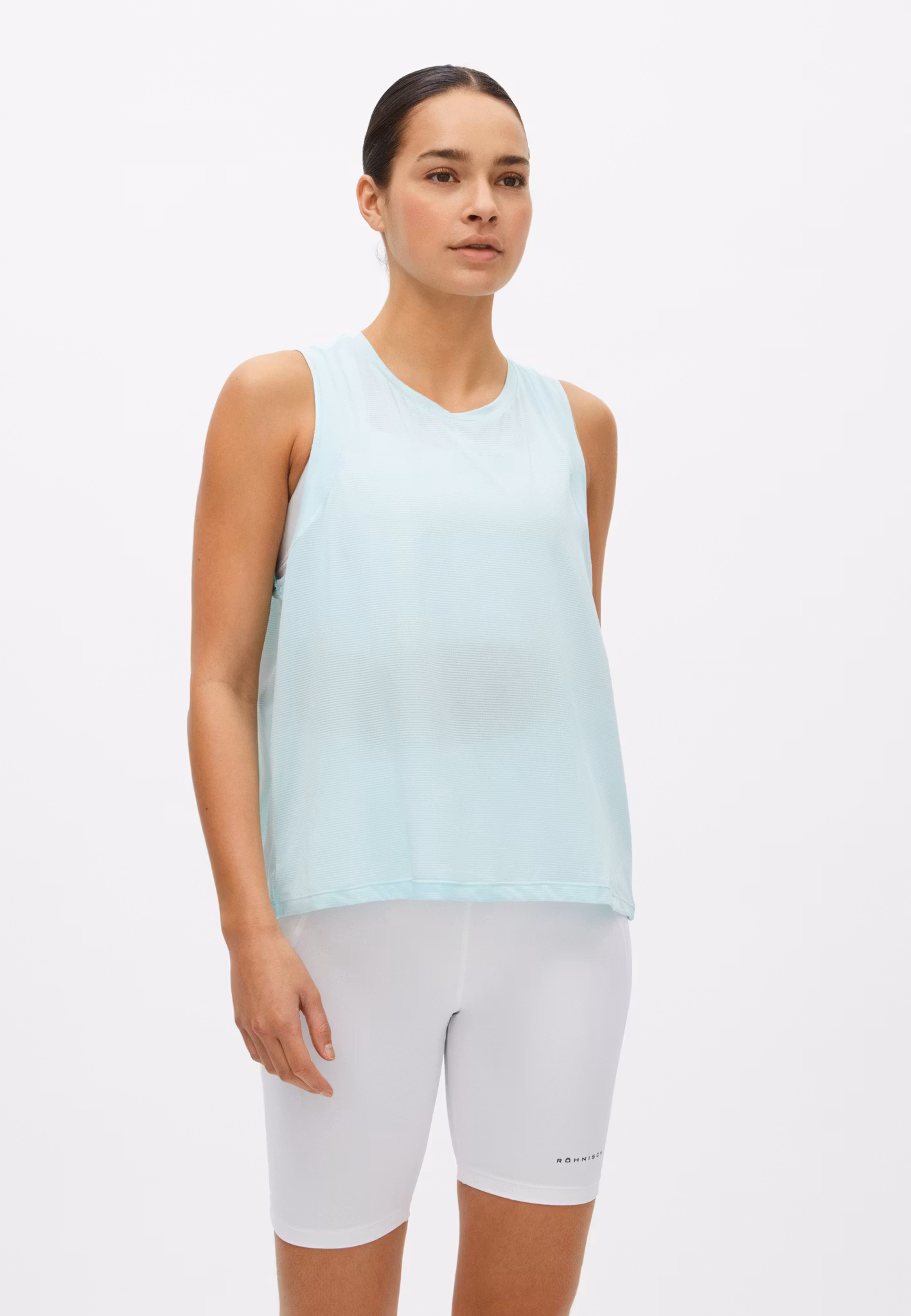 Röhnisch Kay Tank Top Bleached Aqua