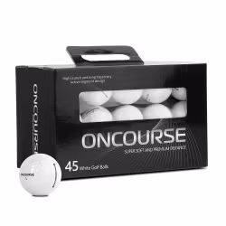 OnCourse White Golf Ball 45-pack