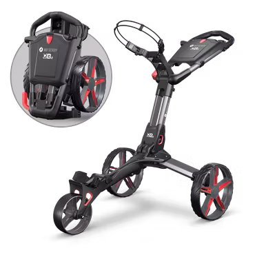 Motocaddy QB2 Red manuell golfvagn