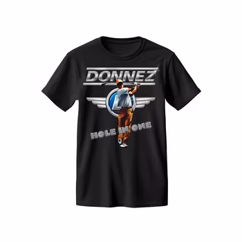 Hole in one T-shirt svart