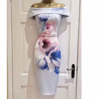 LIPSY Baby Blue Bardot Floral Pencil