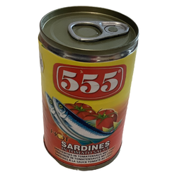 555 Sardines in Tomato Sauce HOT 155g