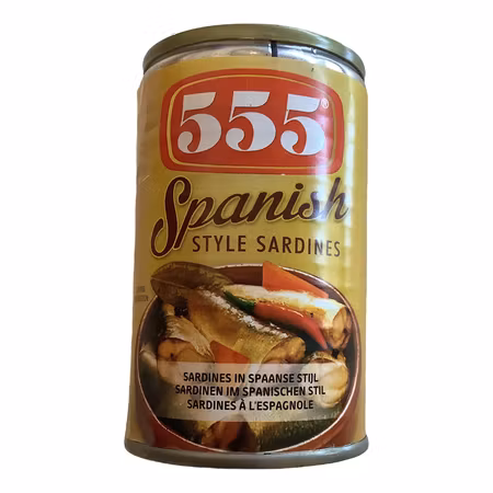 555 Spanish Style Sardines 155g