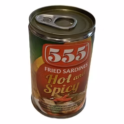 555 Fried Sardines HOT & SPICY 155g