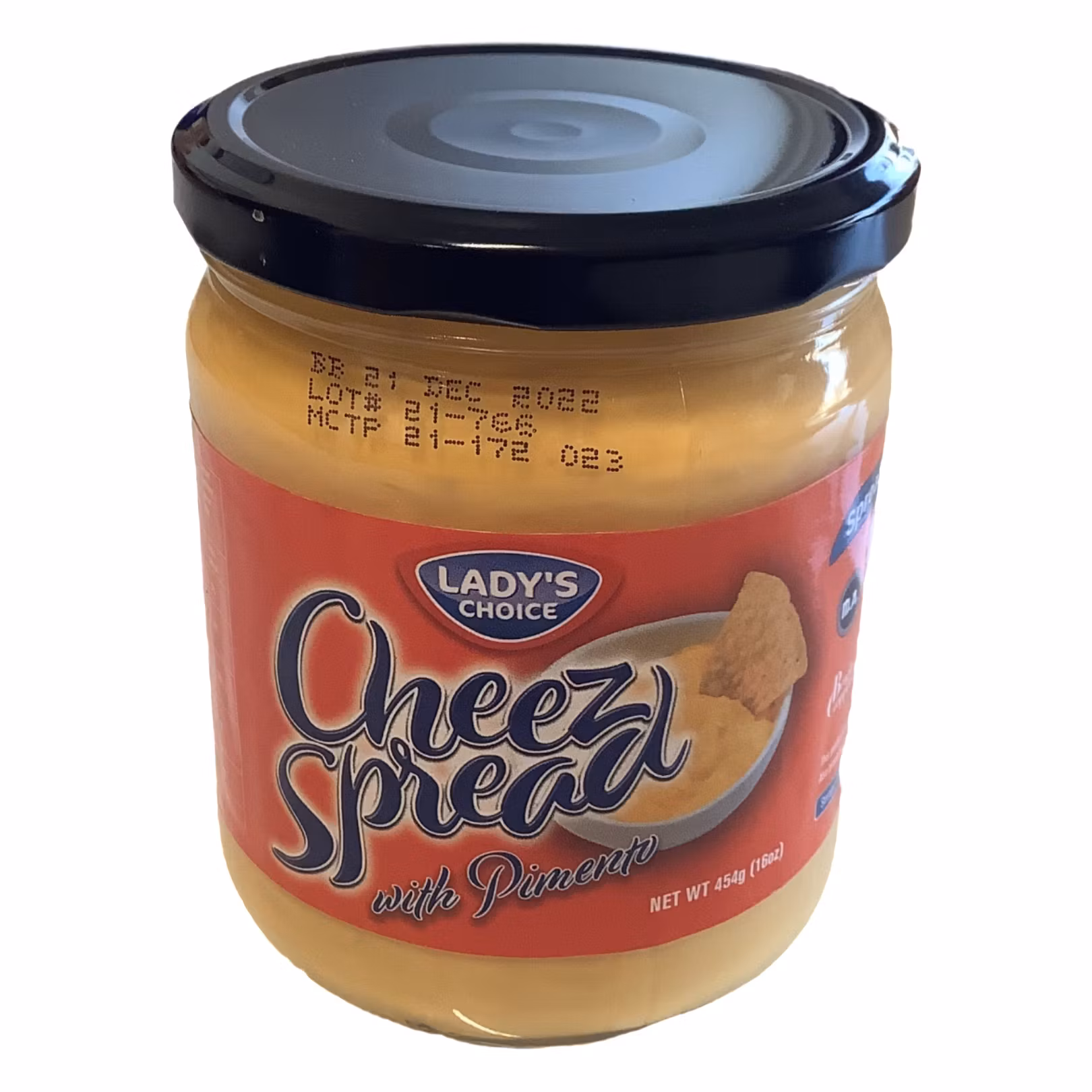 Lady's Choice Cheez Spread with Pimento 454g