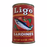Ligo Sardines in Tomato Sauce CHILI ADDED 155g