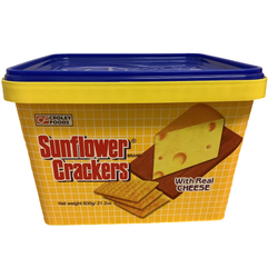 Sunflower Crackers  with Real Cheese 600g