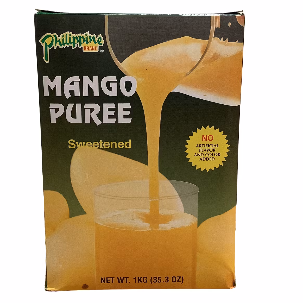 Philippines BRAND MANGO PUREE Sweetened 1kg