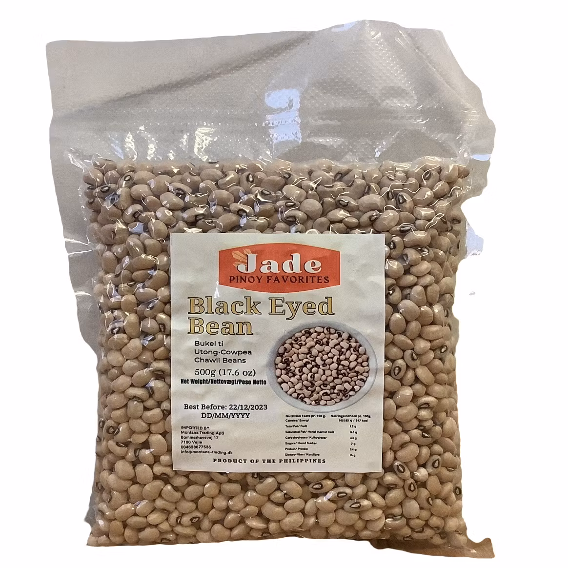 Jade Black Eyed Bean 500g