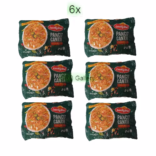 6x Lucky me pancit canton chilimansi 80g each