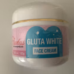 Miss flawless gluta white face cream 100g