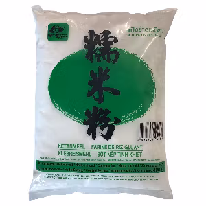 White glutinous rice floor