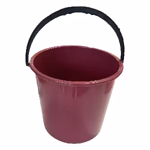 Red water pail 10 liters