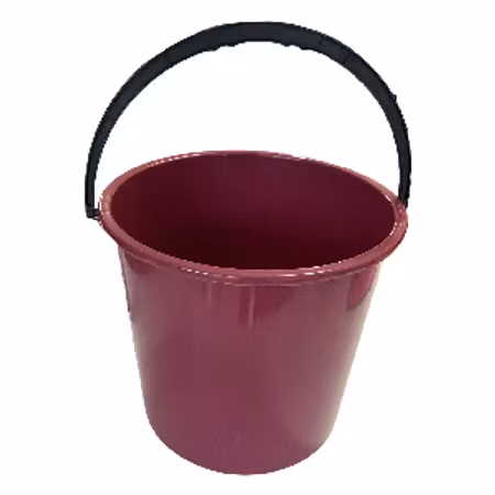 Red water pail 10 liters