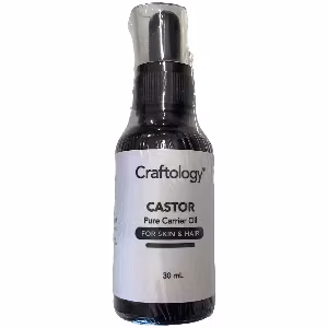 Crafrology castor pure carrier oil 30ml
