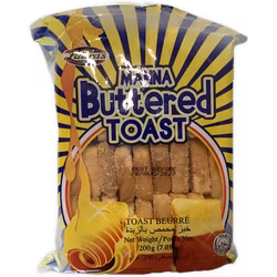 Laura’s manna buttered toast