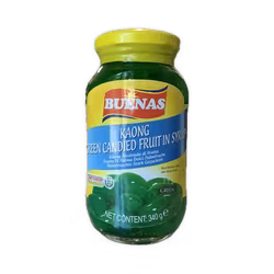 Buenas kaong green candied fruit in syrup