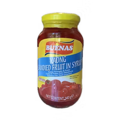 Buenas kaong candied fruit in syrup red