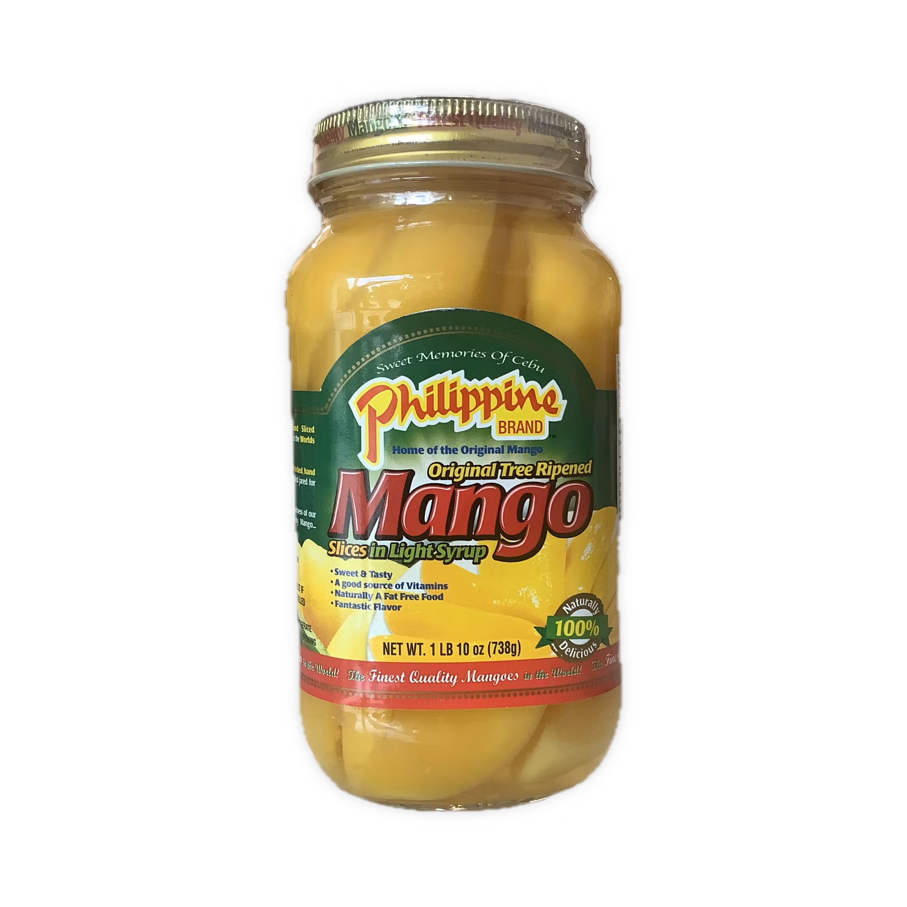 Philippine mango slices in light syrup