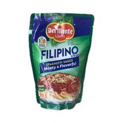 Del monte spaghetti sauce, meaty & flavorful
