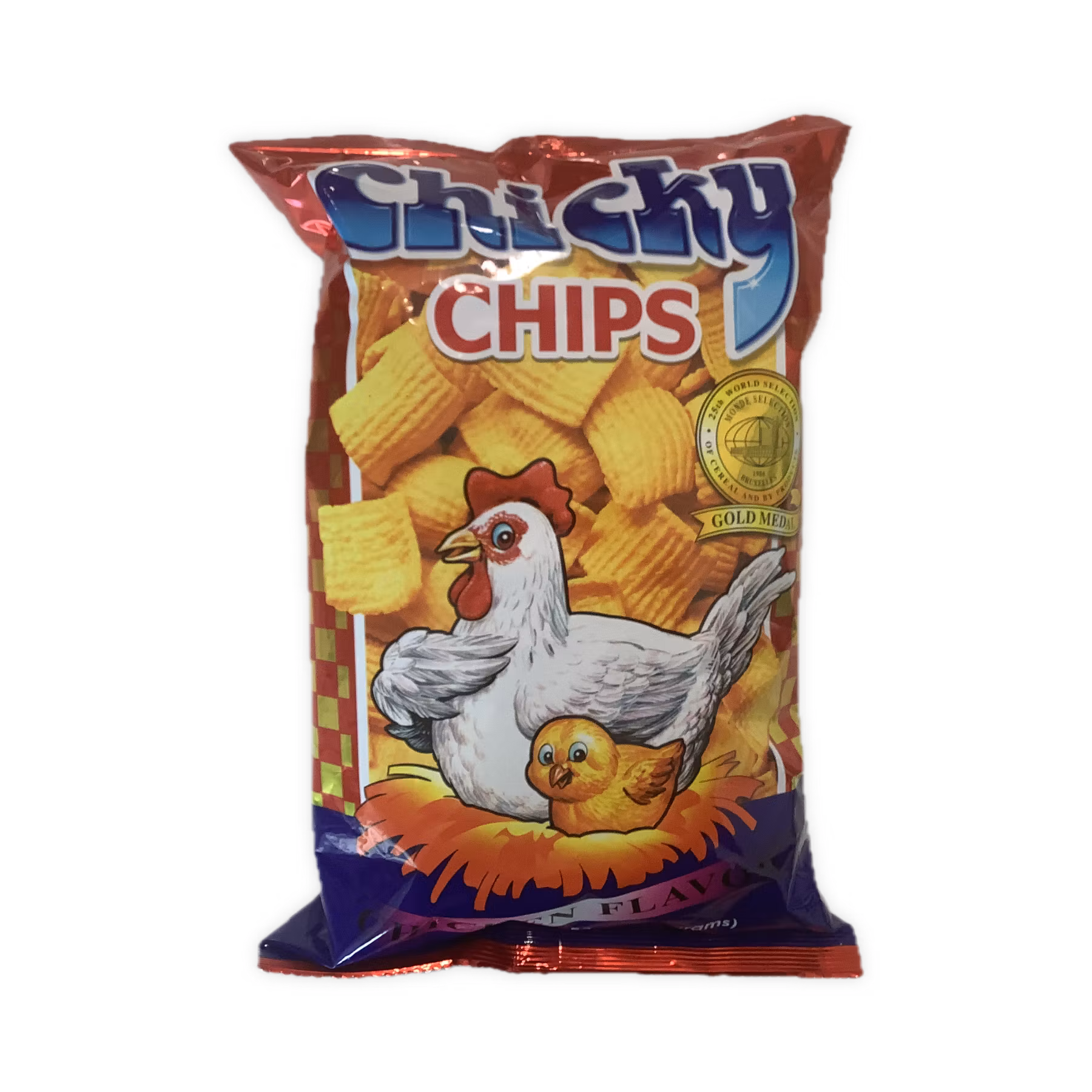 Chicky chips chicken flavor