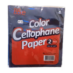 Color cellophane color blue 36x39cm