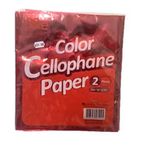 Color cellophane color pink 36x39cm