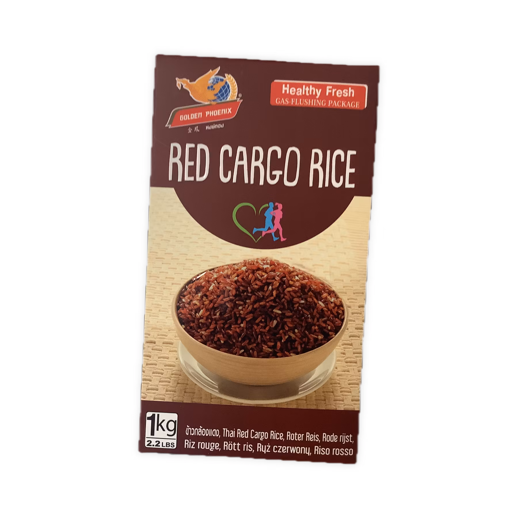Golden phoenix red cargo rice 1kg