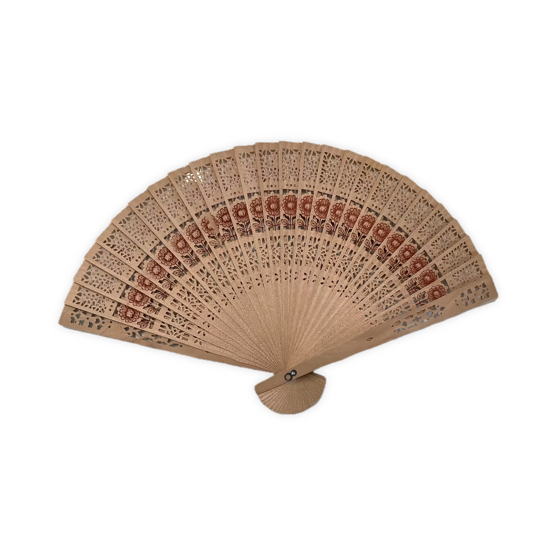 Handeld folding fan bamboo frame