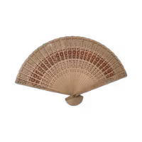 Handeld folding fan bamboo frame